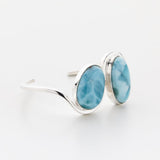 Larimar Cuff Bracelet, Azalea Twins