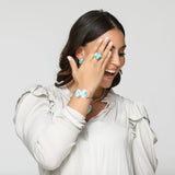 Larimar Cuff Bracelet, Witter Twins