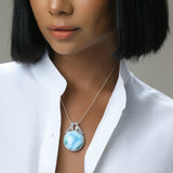 Larimar Pendant, Edna
