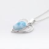 Larimar Heart Pendant, Dorothea