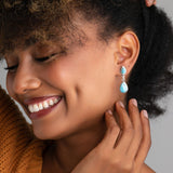 Larimar Drop Earrings Tove