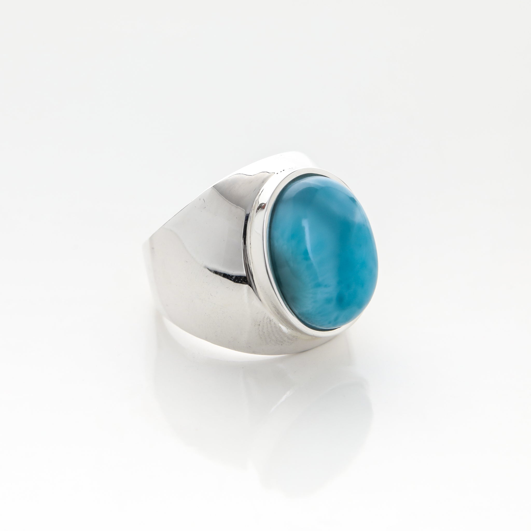 Larimar Mens Ring
