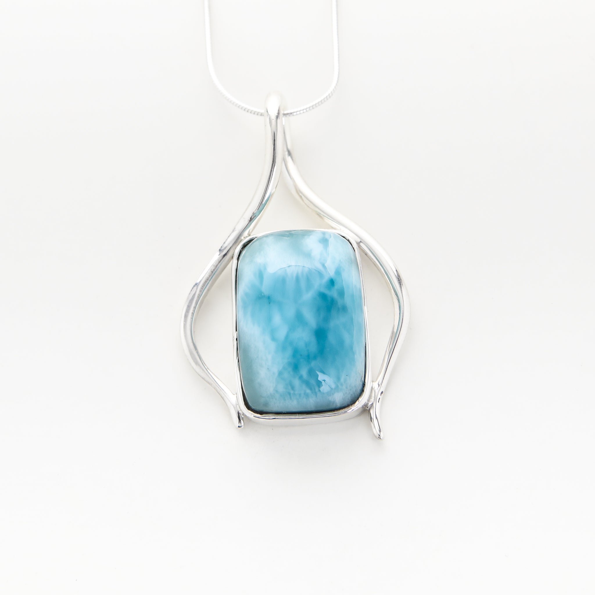 Larimar Stone Jewelry Pendant Michelle