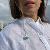 The Larimar Shop, Larimar brooch for women