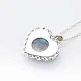 Larimar Heart Pendant, Olivia