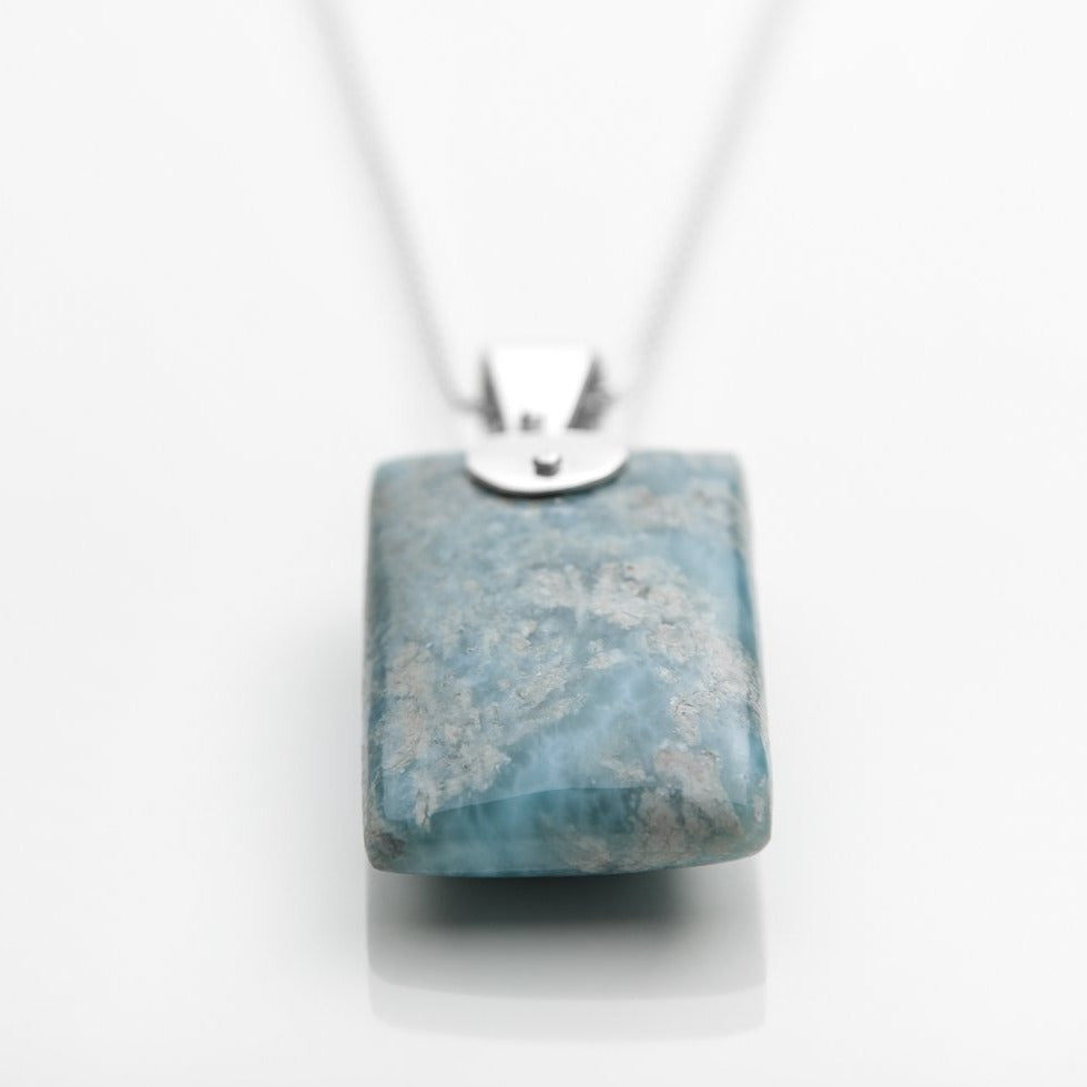 Larimar Specimen Pendant