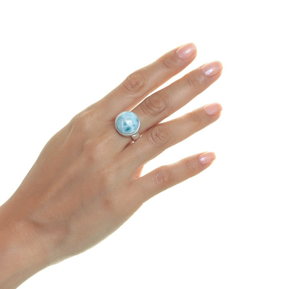 Larimar Round Ring, Victory