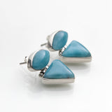 Caribbean Larimar Stone Earrings
