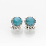 Larimar Stud Earrings, Marea