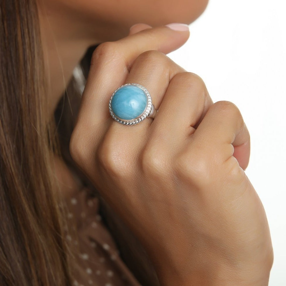 Larimar Ring, Cal