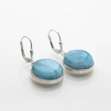 Larimar earrings, Keke