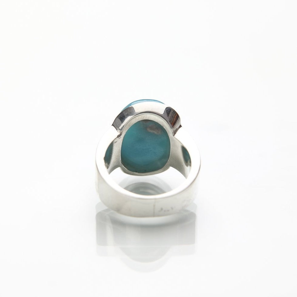 Oval Larimar Ring, Kira