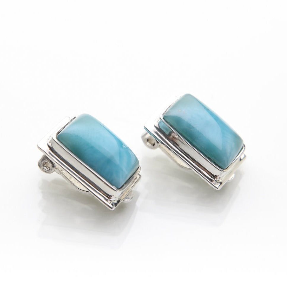 Larimar Earrings, Aisha