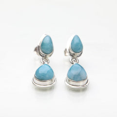 Larimar earrings Tove