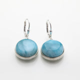 Larimar earrings, Keke
