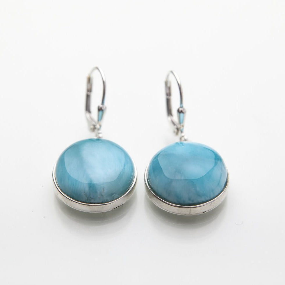 Larimar earrings, Keke