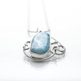 Blue Larimar Pendant, Tanya