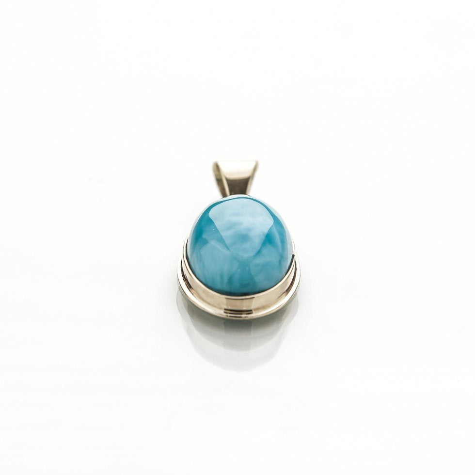 Larimar Gold Pendant, Krishna