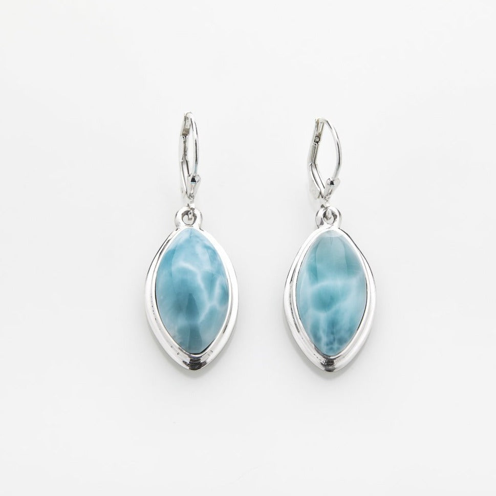 Larimar Dangle Earrings, Valeria