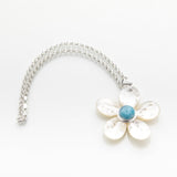 Larimar Flower Pendant, Gail