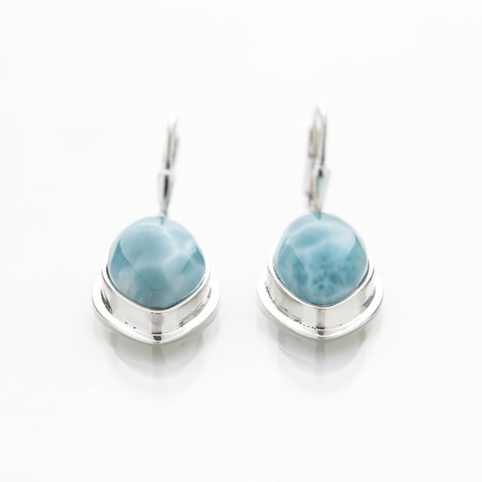Larimar Dangle Earrings, Valeria