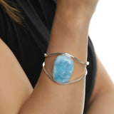 Larimar Cuff Bracelet, Astraea