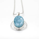 Blue Larimar Pendant, Yakup