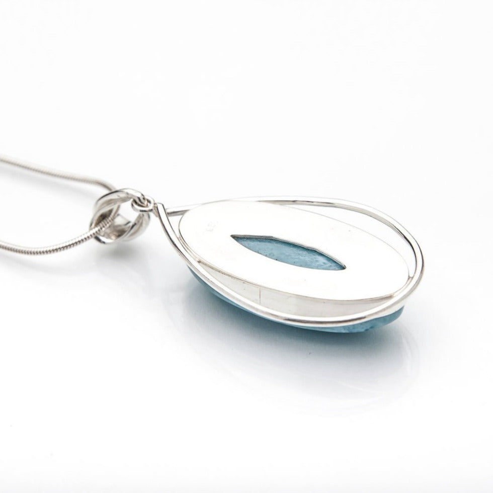 Blue Larimar Pendant, Yakup