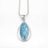 Blue Larimar Pendant, Yakup