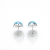 Teardrop Larimar Earrings, Oona