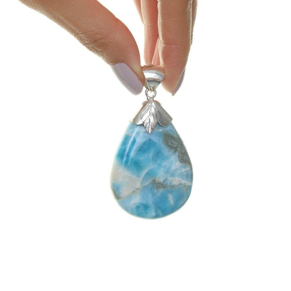 Larimar Blue Pendant, Tomasa
