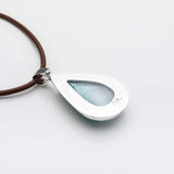 Larimar Heart Pendant, CLOUD XXVII