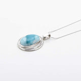 Larimar Oval Pendant, Génesis