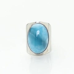Larimar Oval Ring, Emmie