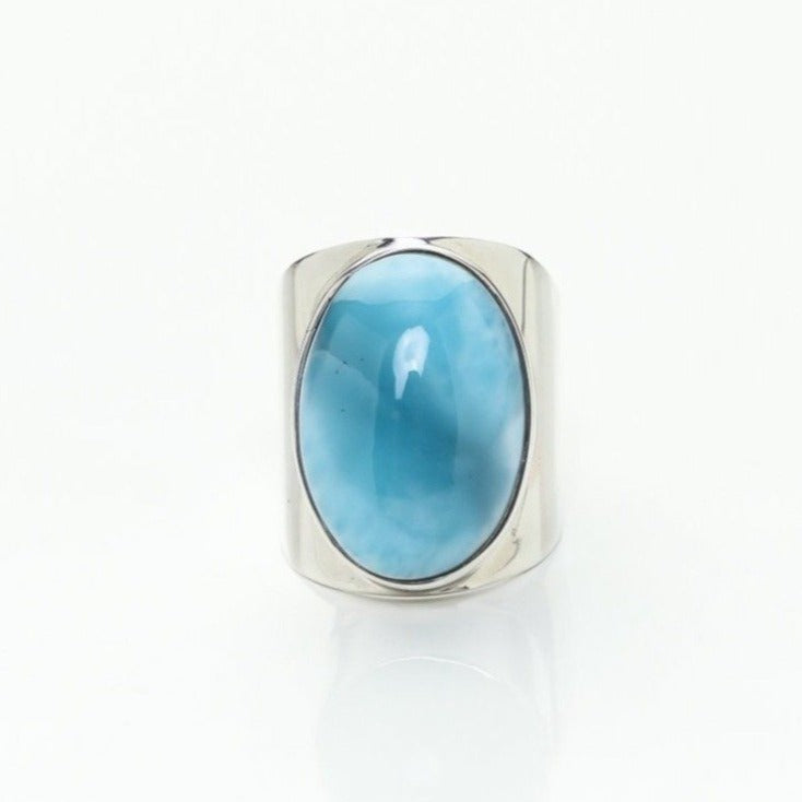 Larimar Oval Ring, Emmie