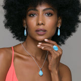 Larimar Oval Ring, Emmie