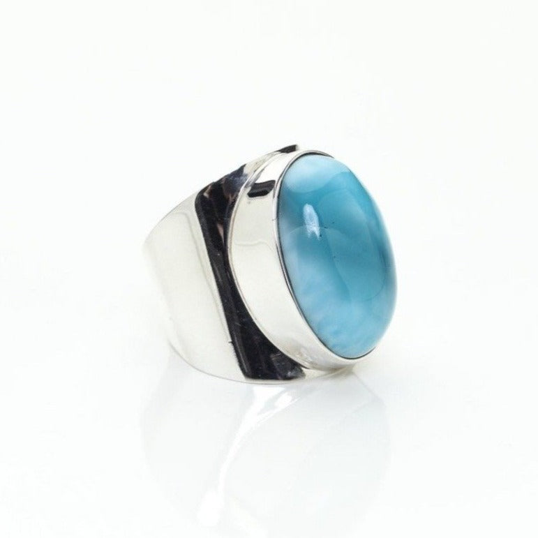 Larimar Oval Ring, Emmie