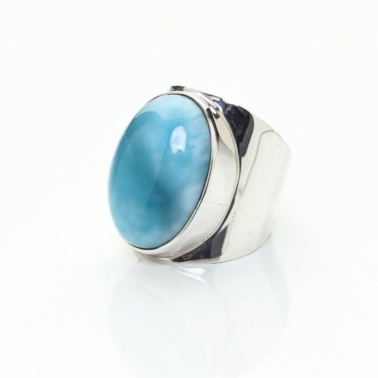 Larimar Oval Ring, Emmie