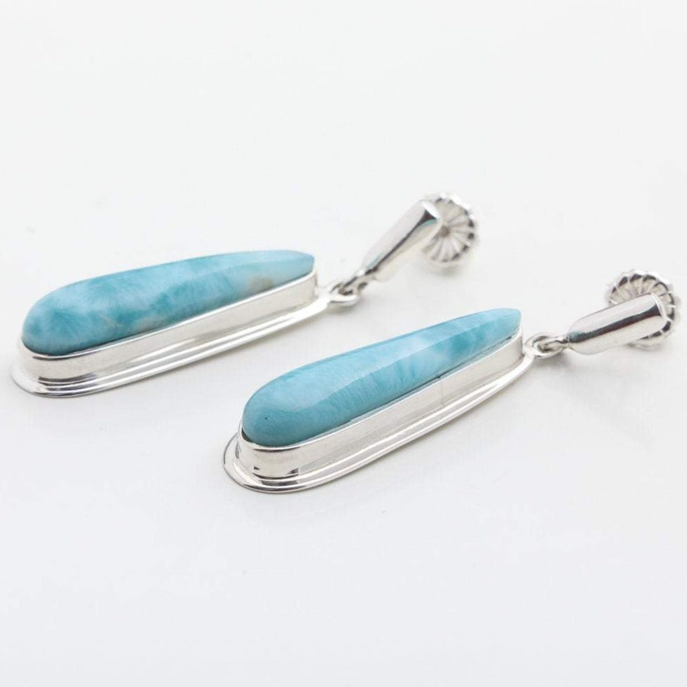 Larimar Earrings, Eloise