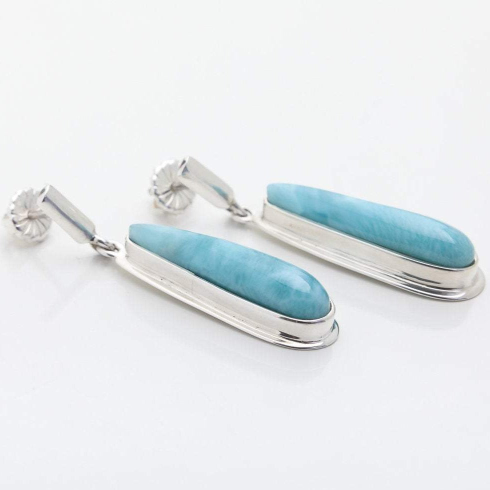 Larimar Earrings, Eloise