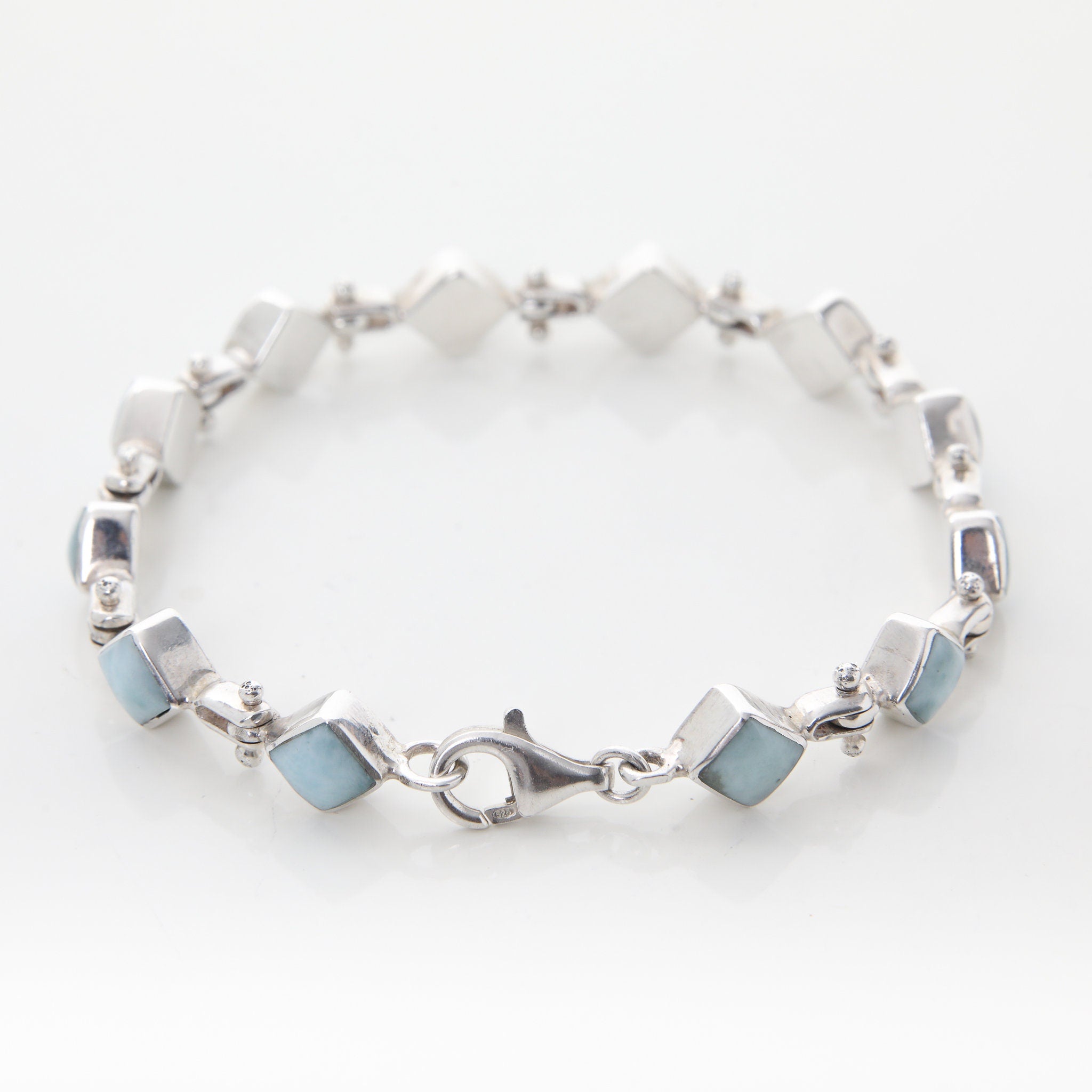 Larimar Stones Bracelet, Giada