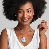 Larimar Star Pendant Maika