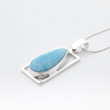 Larimar Teardrop Pendant, Nadine