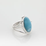 Larimar Stone Ring Yves