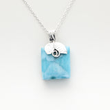 Natural Larimar Jewelry Pendant