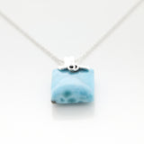 Natural Larimar Jewelry Pendant