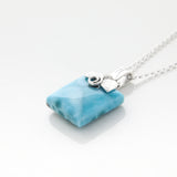Natural Larimar Jewelry Pendant
