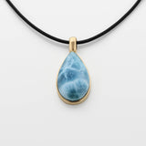 Larimar Gold Vermeil Pendant Baylor