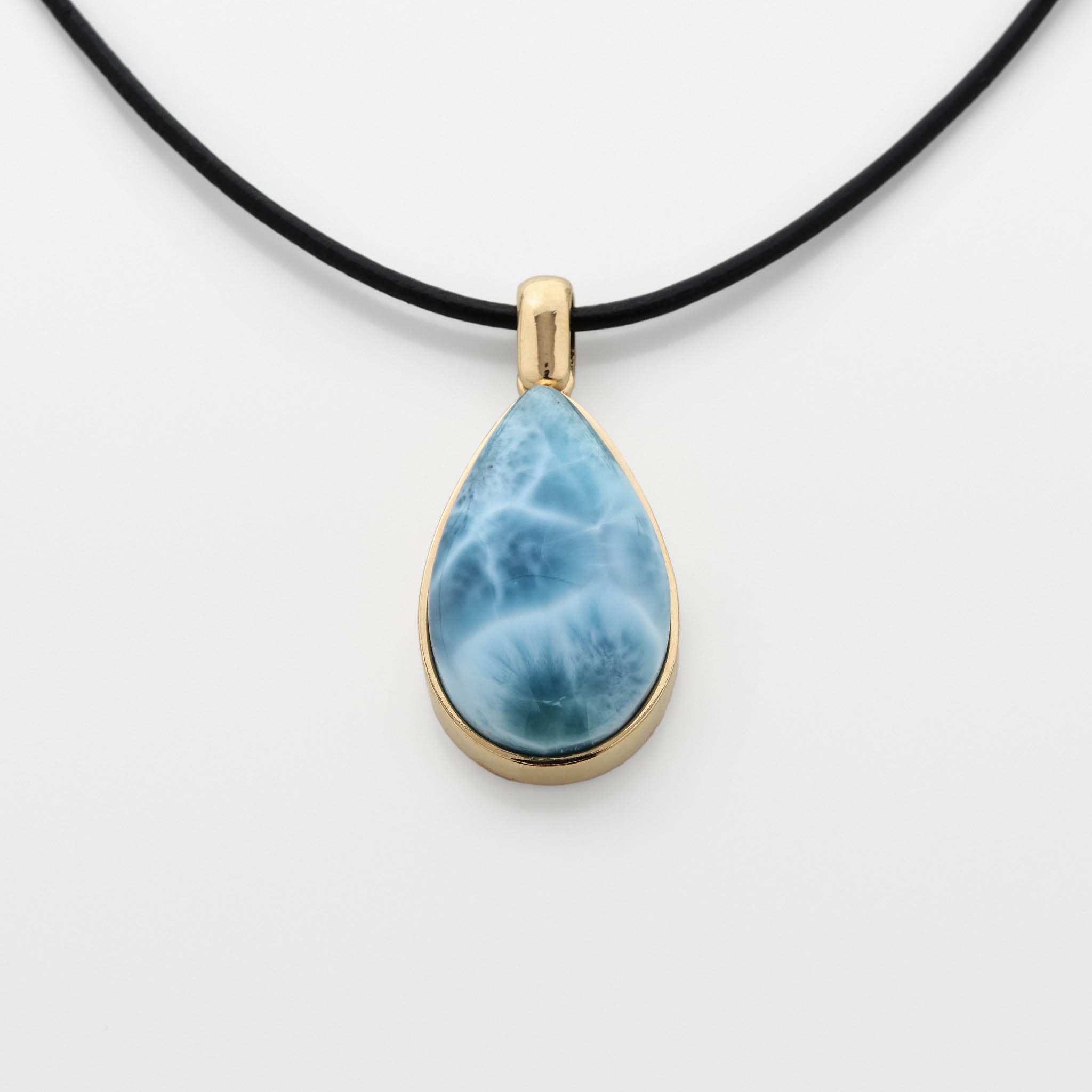 Larimar Gold Vermeil Pendant Baylor