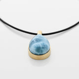 Larimar Gold Vermeil Pendant Baylor